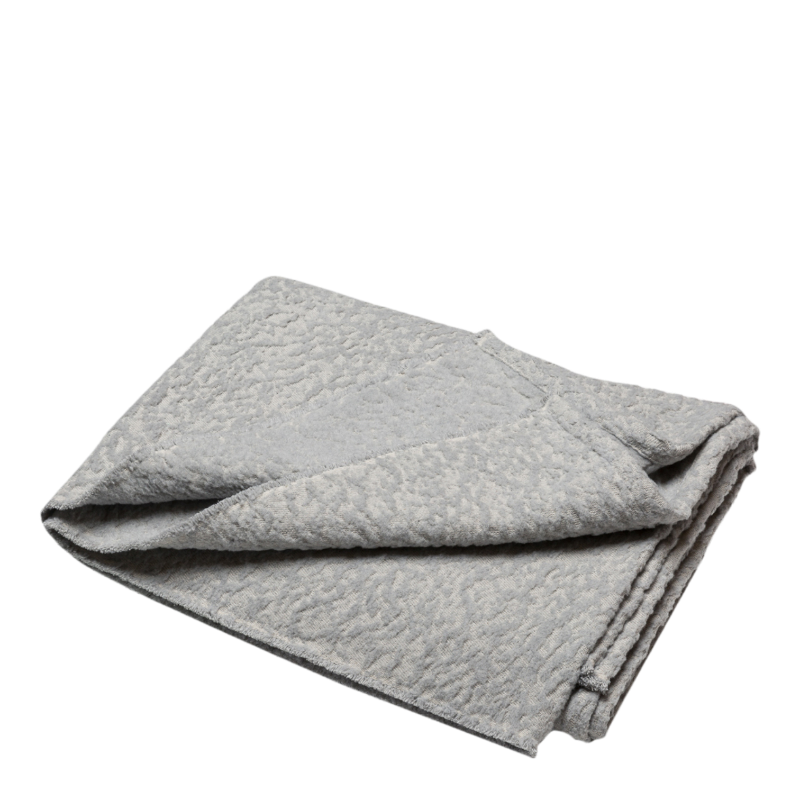 David Fussenegger Plaid Couverture Teddy Uni Gris 150 x 200 cm