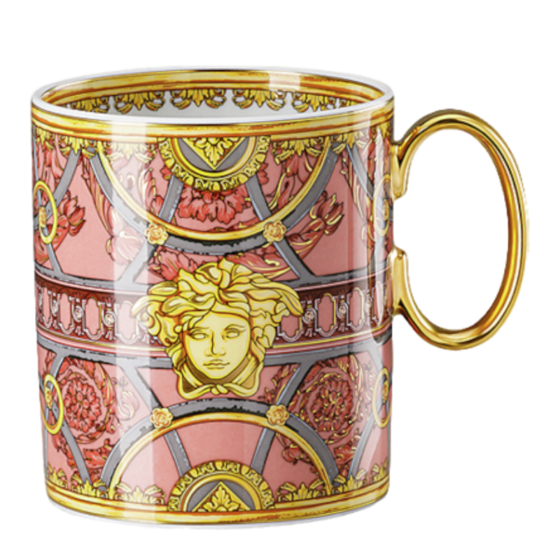 Versace By Rosenthal Vaisselle Scala Palazzo Rosa Mug