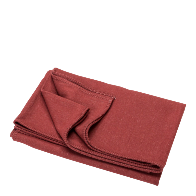 David Fussenegger Plaid Couverture Sylt Uni Rouge 140 x 200 cm