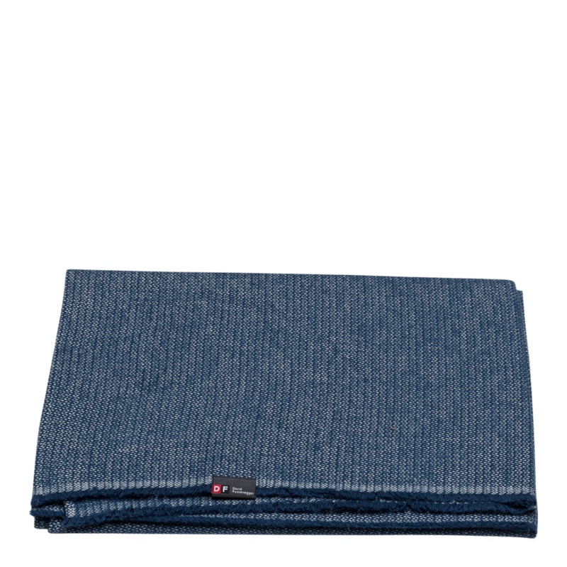 David Fussenegger Plaid Couverture Topaz Uni Navy 140 x 200 cm