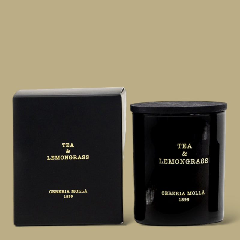 Bougie au thé et à la citronnelle Cereria Molla