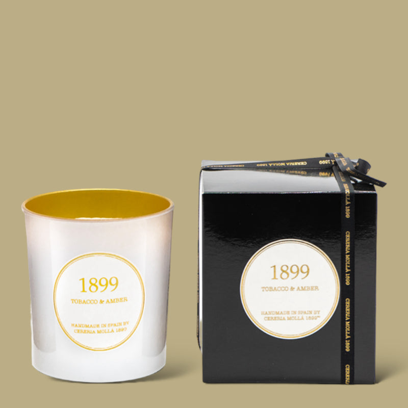Bougie Tobacco et Ambre Cereria Molla
