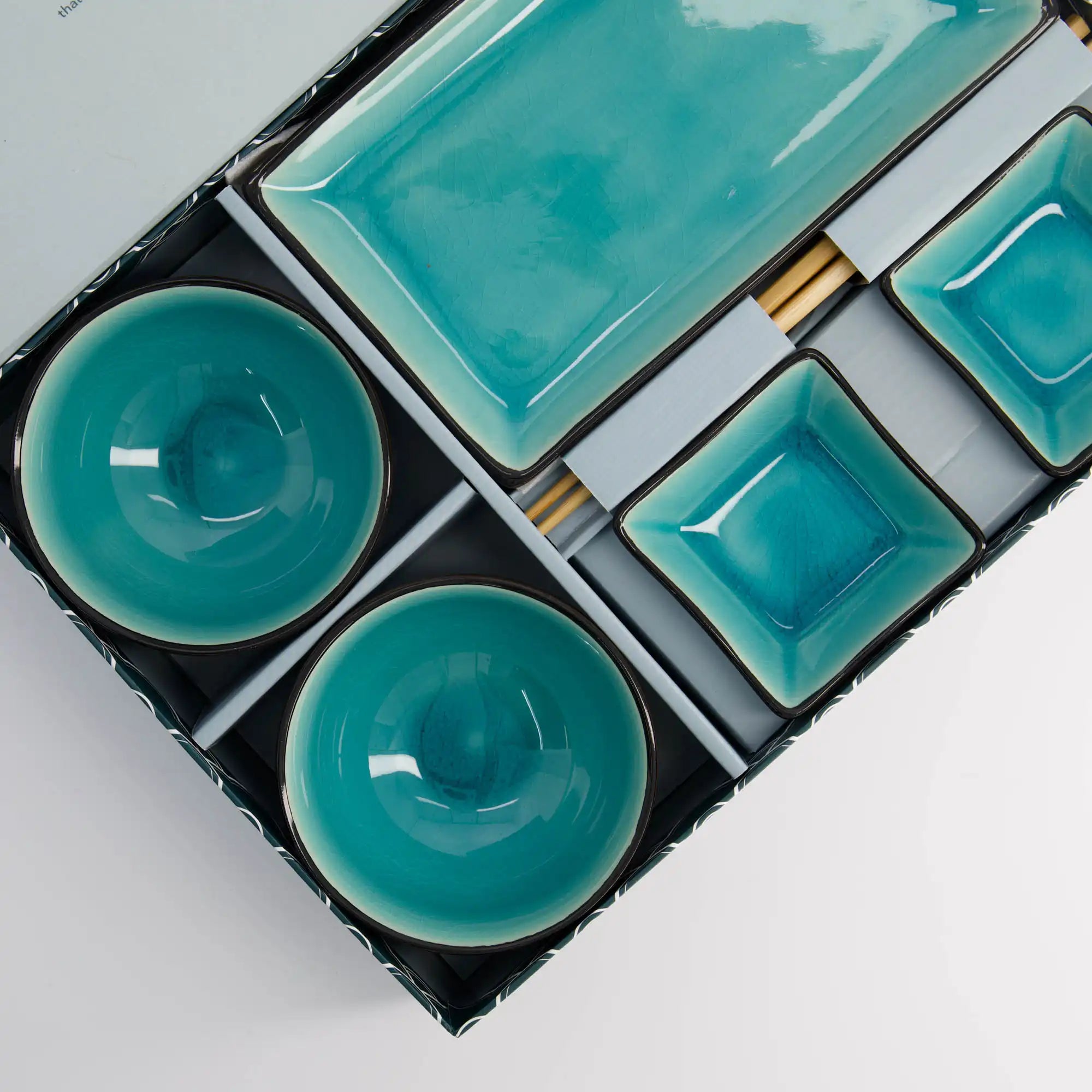 Glassy turquoise Set cadeau Tokyo Design Studio