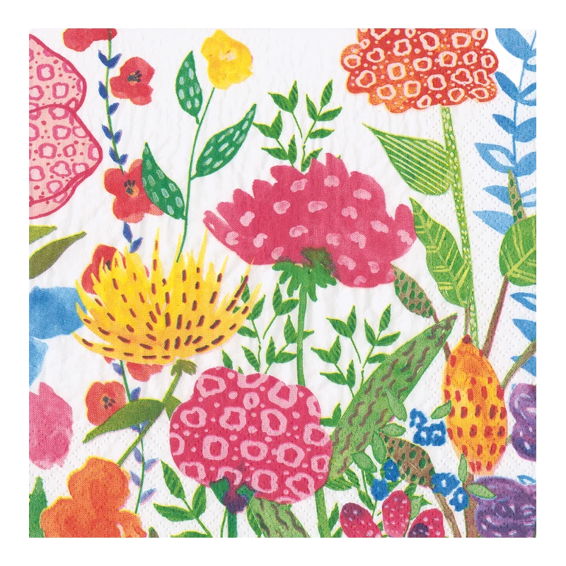 Caspari Serviette de table en papier Cottage Floral 17920L