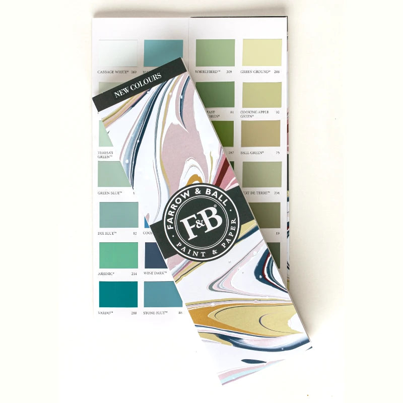 Nuancier Farrow Ball Anglais Colour Card F&B free