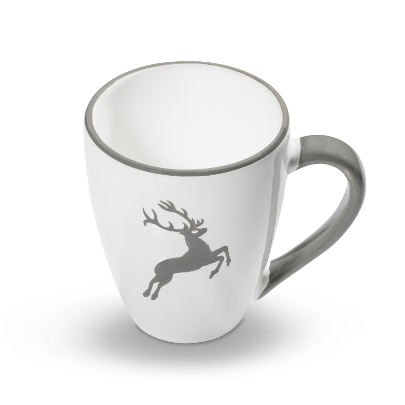 Tasse à petit déjeuner Max 0319TAFR09 Gmundner Keramik Grauer Hirsch (cerf gris)