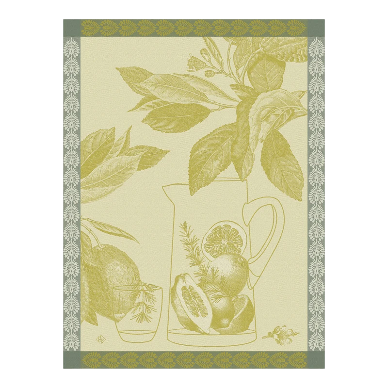 Torchon Le Jacquard Francais Eaux De Citrons Yuzu 29186