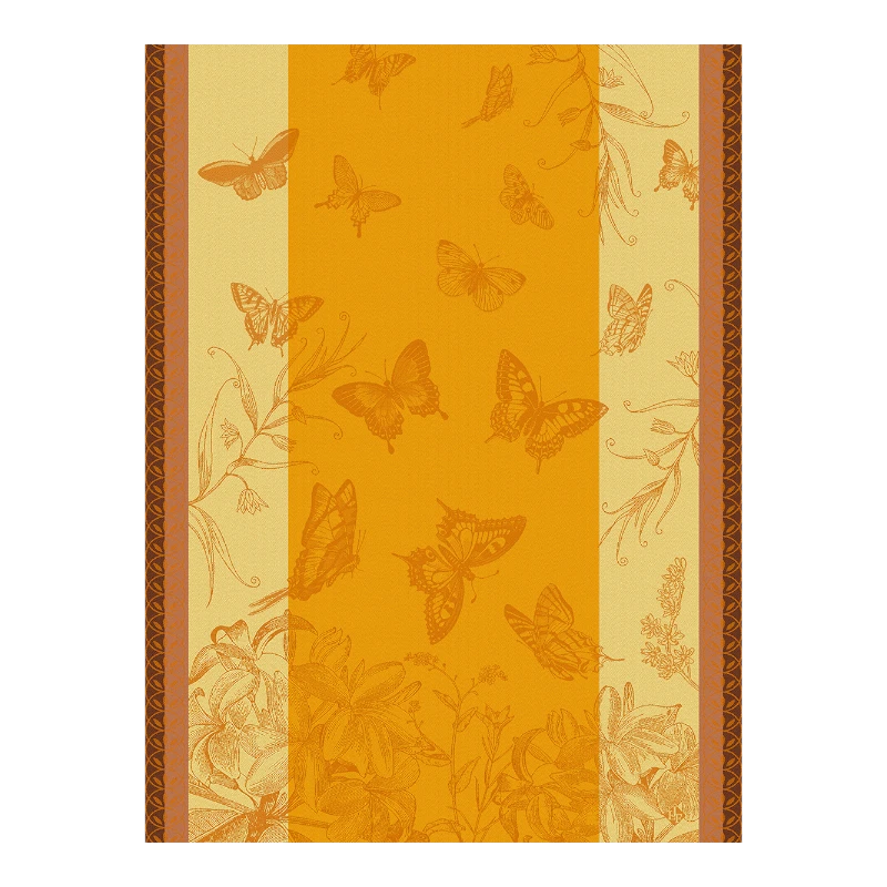 Torchon Le Jacquard Francais Jardin Des Papillons Lantana 29503