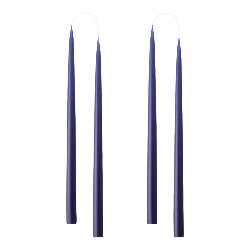 Industries d'art Bougies bâton 22 mm 35 cm True Blue