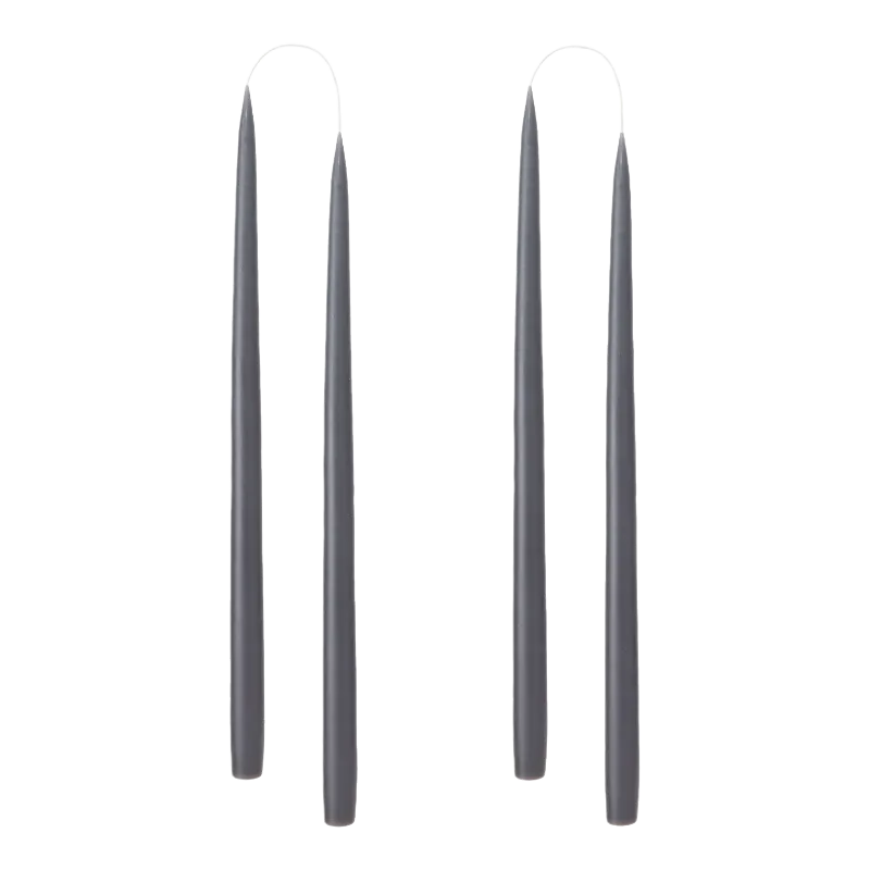 Industries d'art Bougies bâton 22 mm 35 cm Charcoal Grey