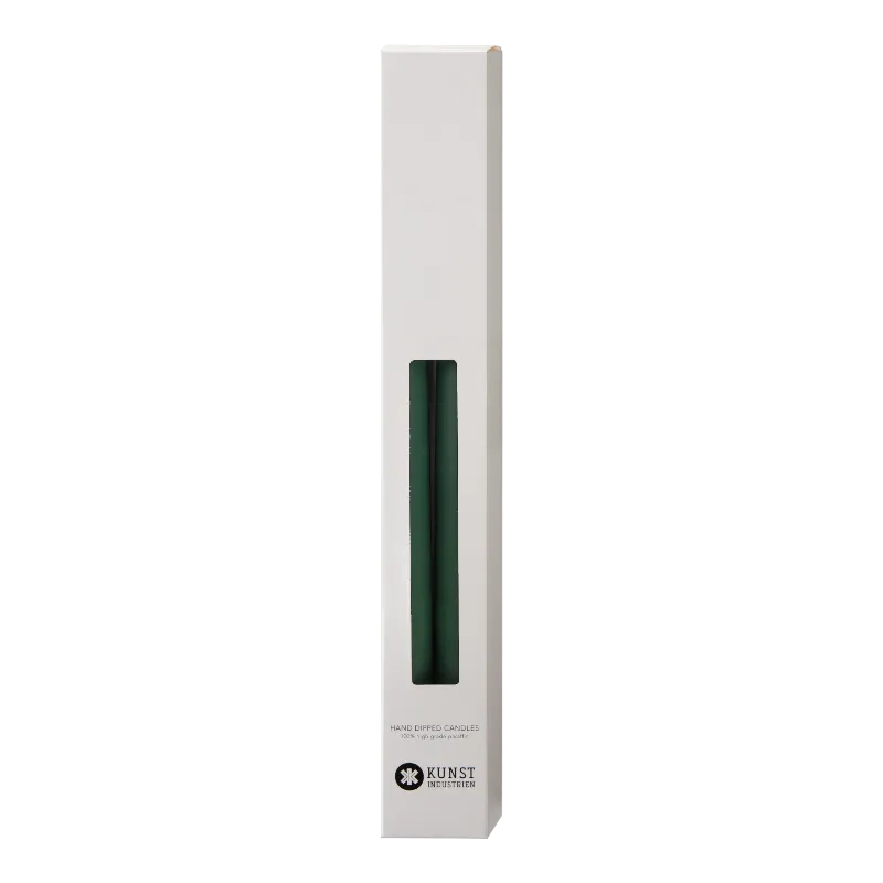 Industries d'art Bougies bâton 22 mm 35 cm Forest Green
