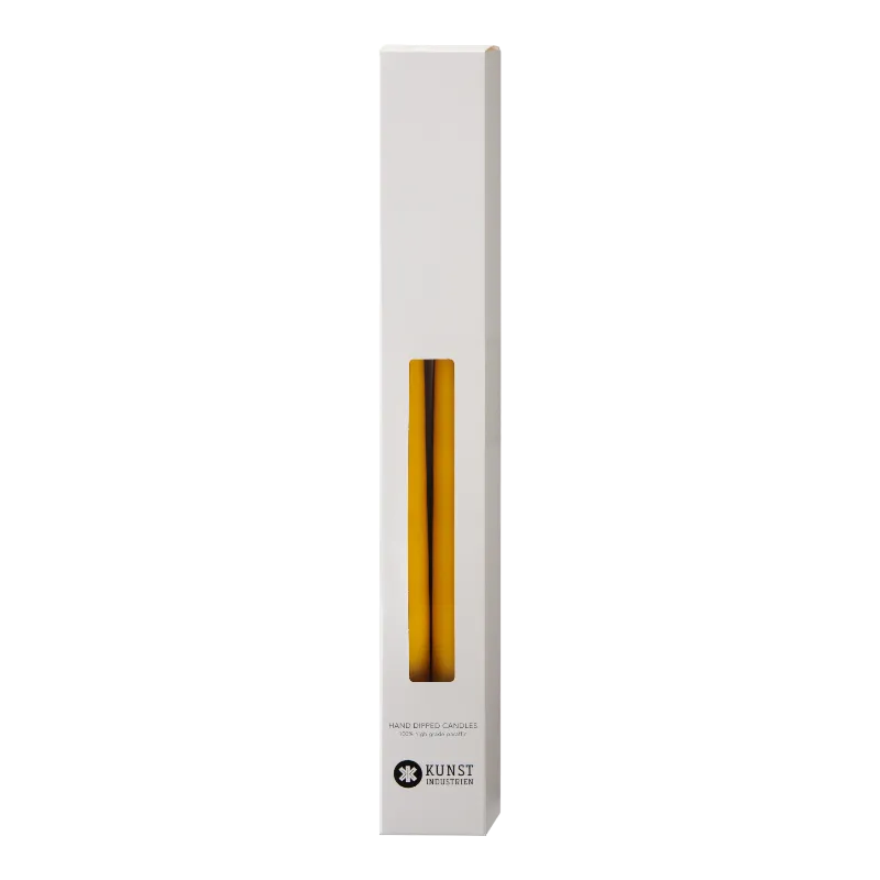 Industries d'art Bougies bâton 22 mm 35 cm Honey
