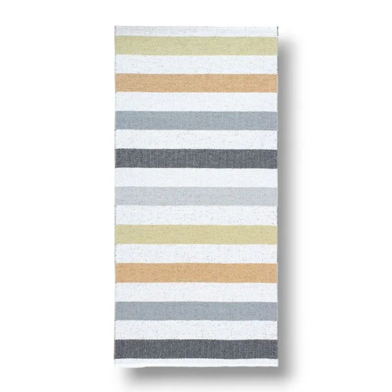 Happy Gris Tapis Horreds Mattan