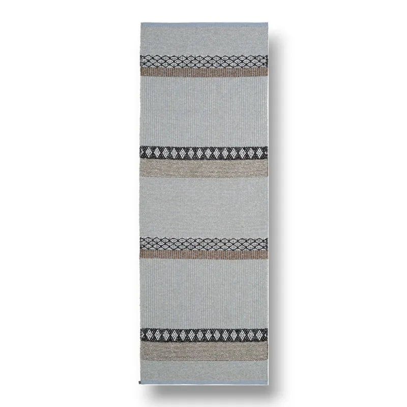 Horreds Mattan Forest Gris tapis avec du coton