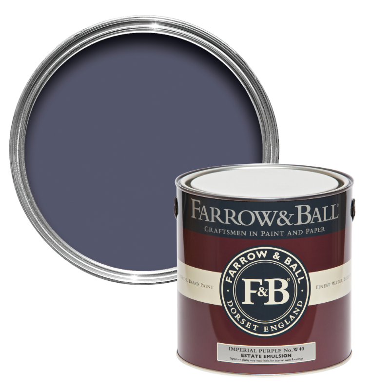 Farrow & Ball Farrow Ball couleurs bleu Imperial Purple W 40