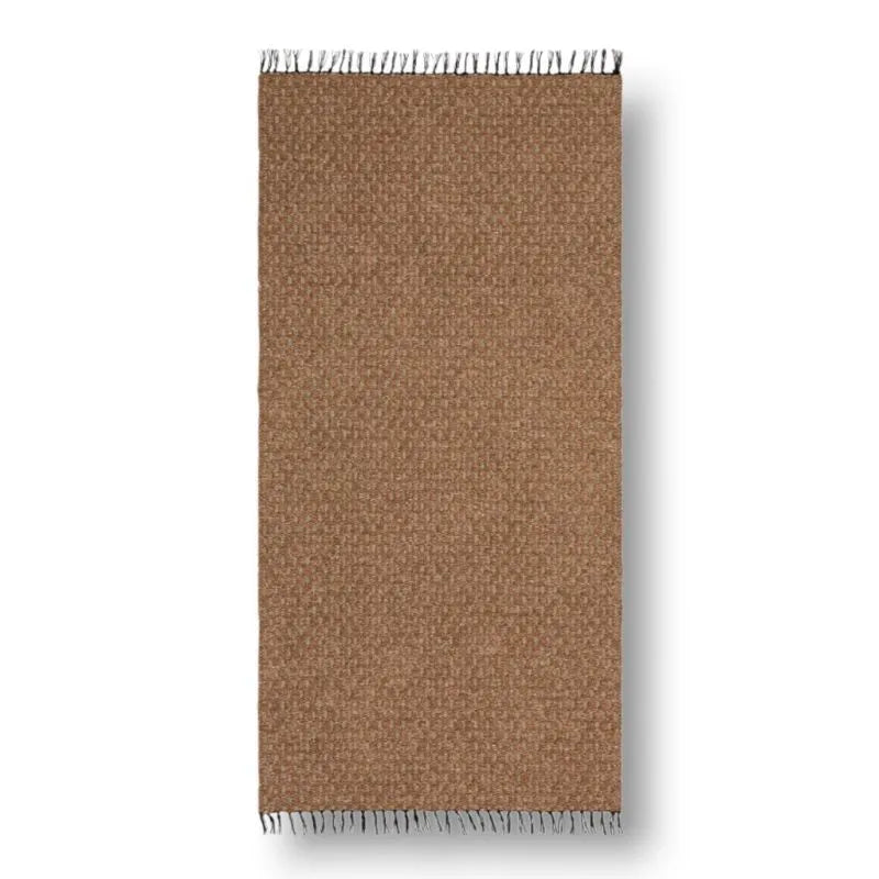 Julie Marron clair Tapis Horreds Mattan