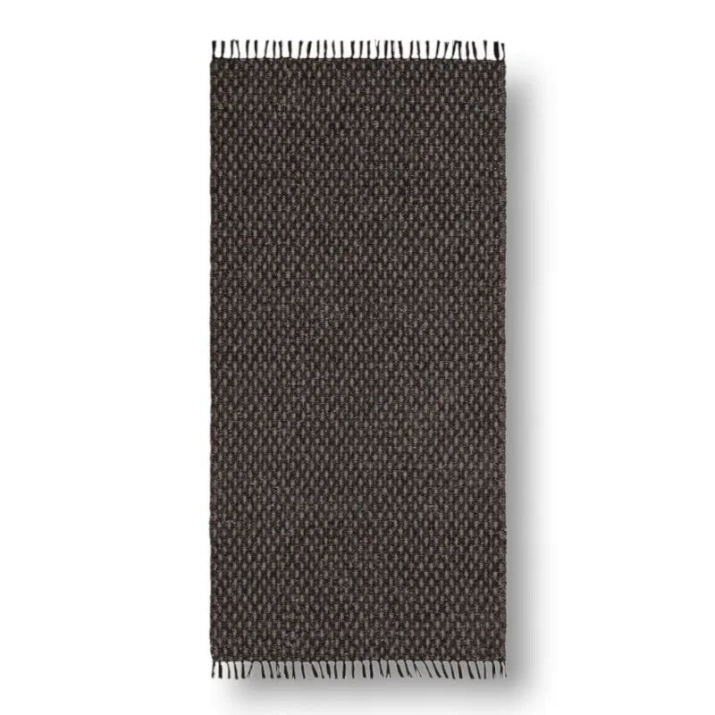 Julie Noir Tapis Horreds Mattan