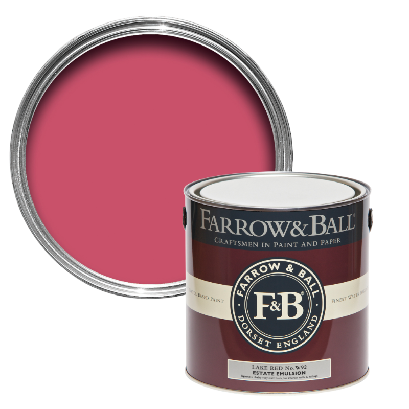 Farrow & Ball Farrow Ball couleurs rouge Lake Red W 92