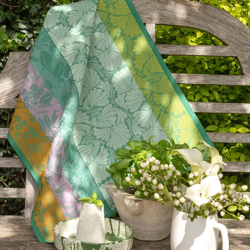 Le Jacquard Francais Torchon Cottage Jardin