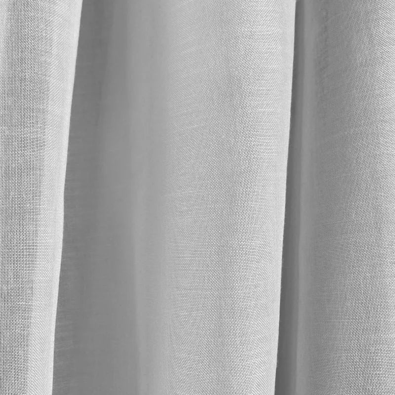 Lino Farbtupfer Rideau sur mesure Blanc