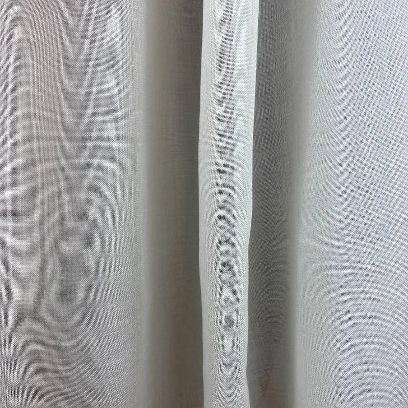 Lino Farbtupfer Rideau sur mesure Rideau sur mesure Ivoire