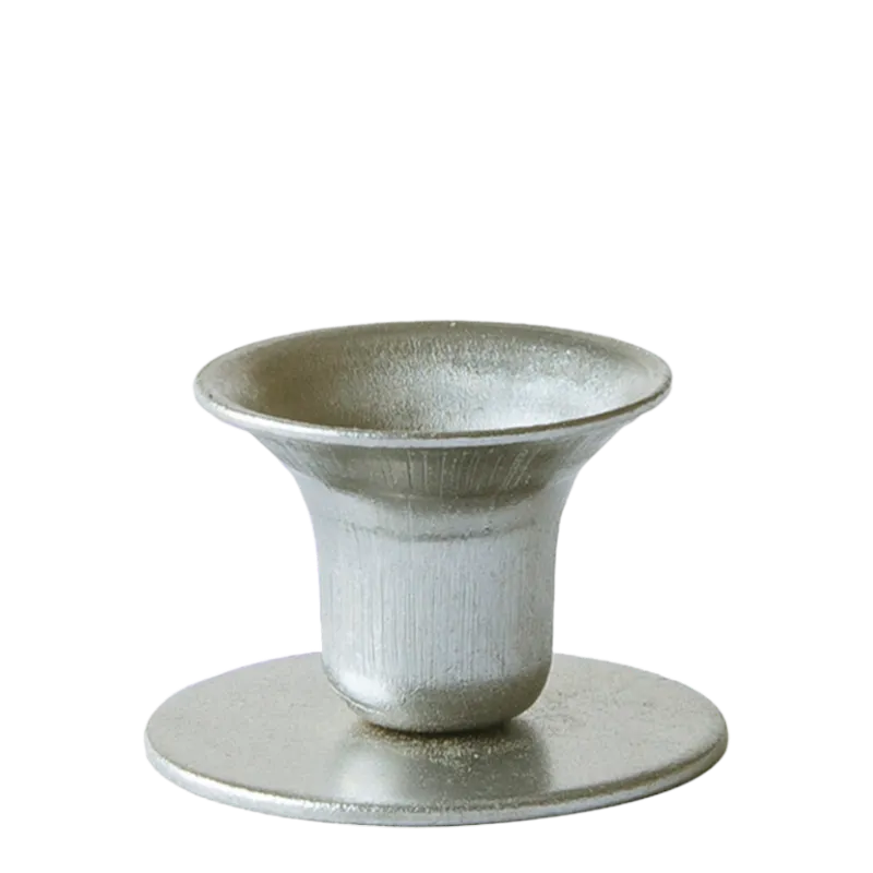 Industries d'art Bell Bougeoir Argent Mini