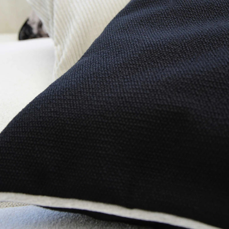 Rohleder Home Collection Coussin Ocean Noir