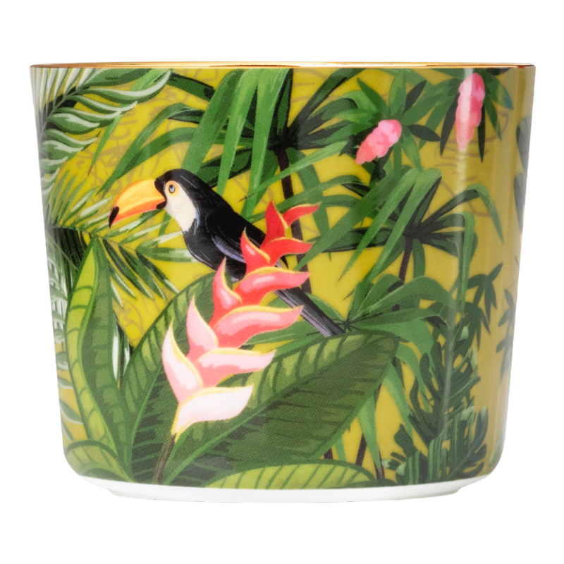 SIEGER by Fürstenberg Porcelaine Sip Of Gold Coupe à champagne Jungle Paraiso