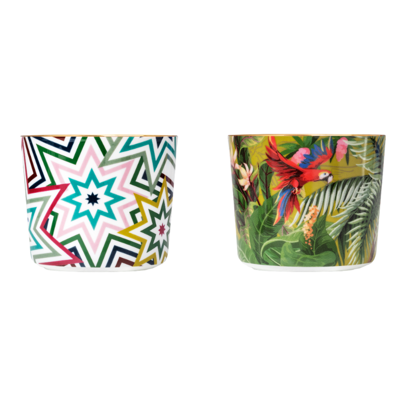 SIEGER by Fürstenberg Porcelaine Sip Of Gold Coupe à champagne Jungle Paraiso