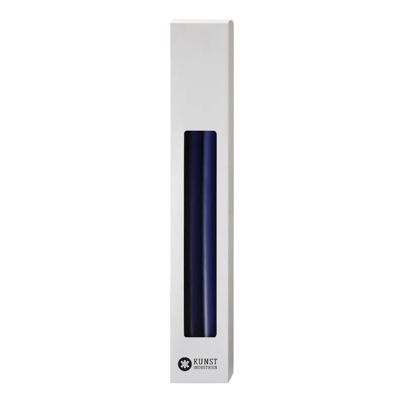 Industries d'art Bougies bâton 13 mm 28 cm True Blue
