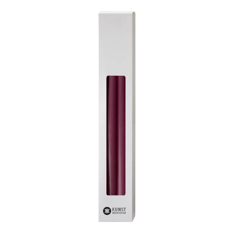 Industries d'art Bougies bâton 13 mm 28 cm Heather