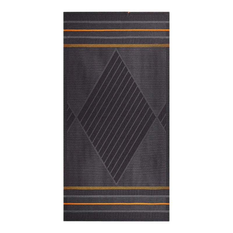 Linge de plage Le Jacquard Francais Sand Club Voile Sable Noir 29378