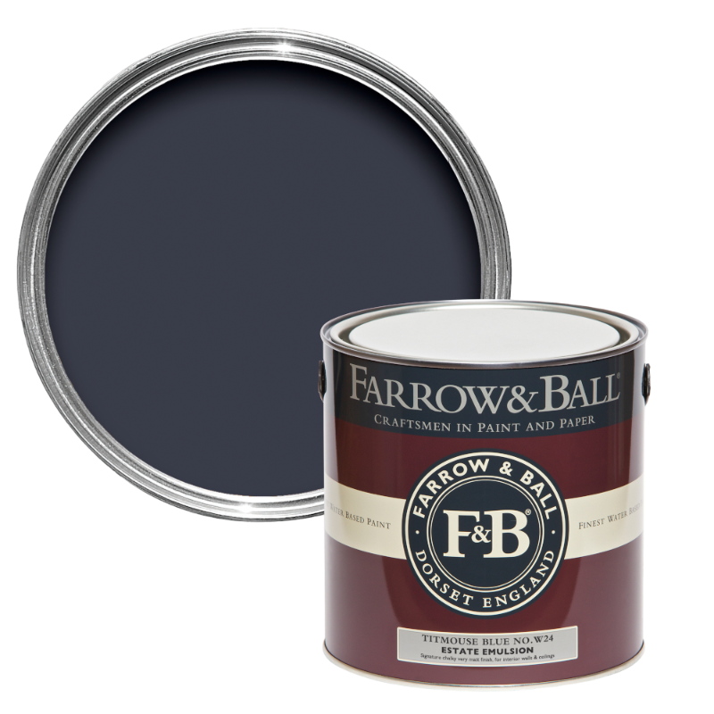 Farrow & Ball Farrow Ball couleurs bleu Titmouse Blue W 24