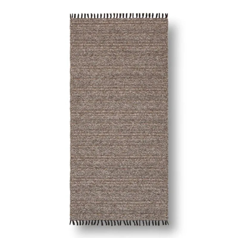 Tova Marron foncé Tapis Horreds Mattan