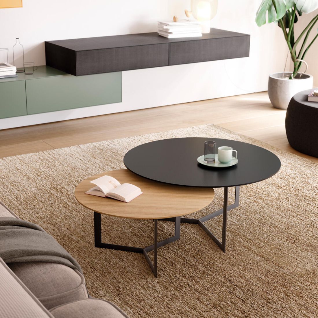 Treku Möbel Table de salon Table d'appoint Kabi