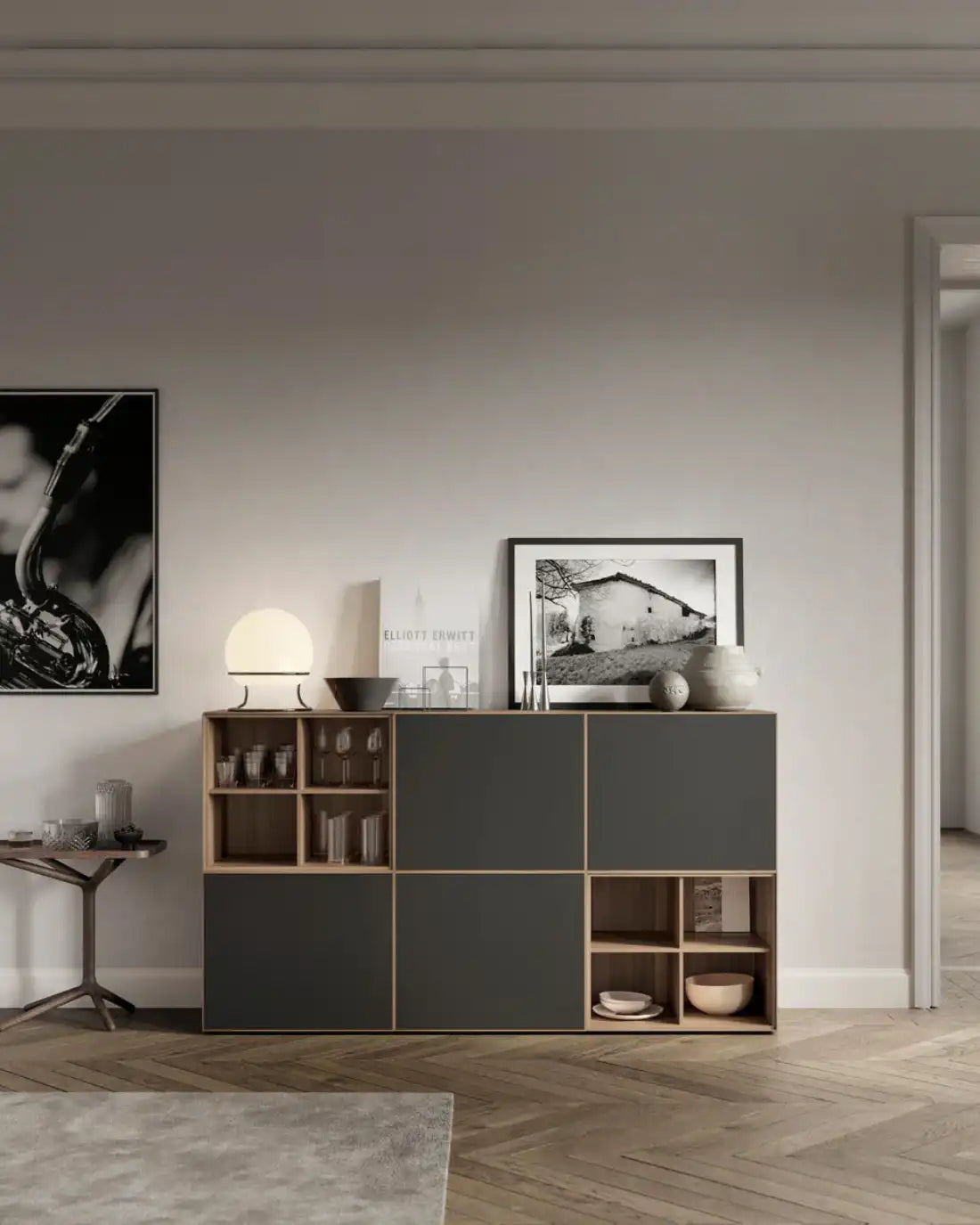 Treku Möbel Sideboard Lauki Gris