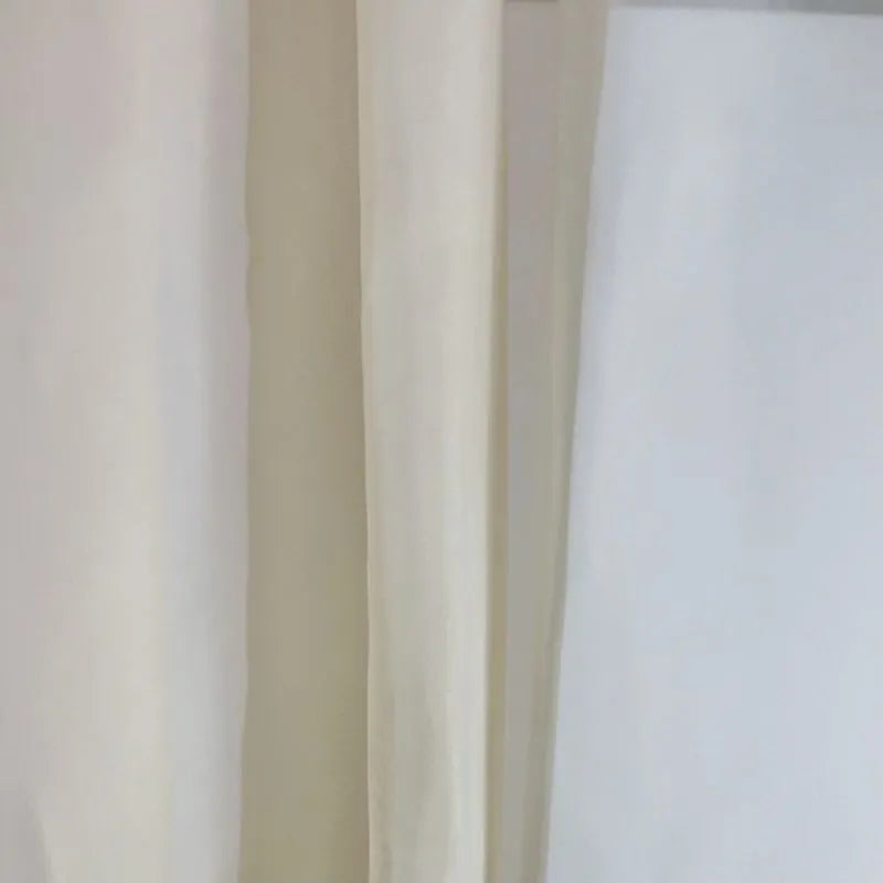Voile Farbtupfer Rideau sur mesure Crème