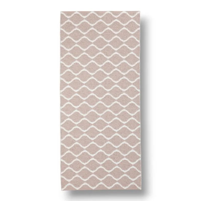Wave Pink Tapis Horreds Mattan