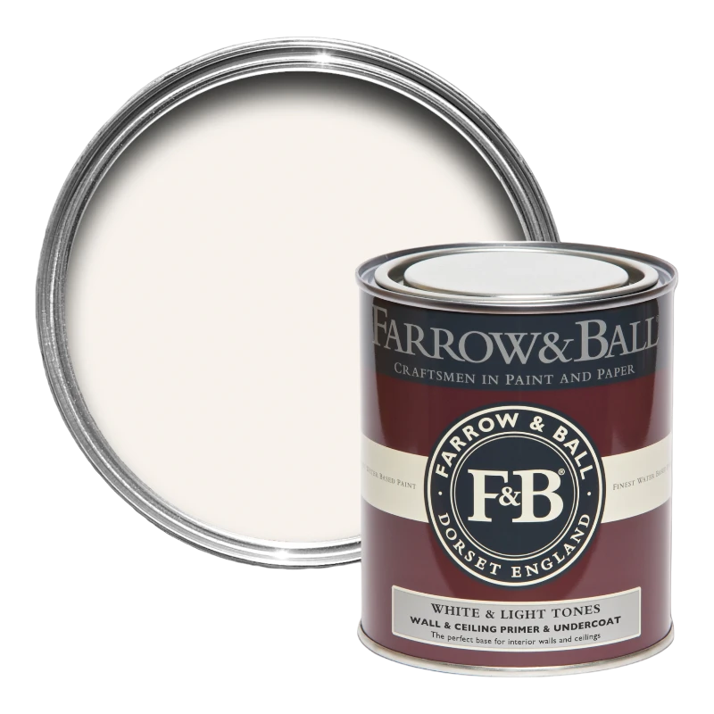 Farbtupfer Farrow & Ball Farrow Ball F+B Accessoires Apprêt mural Clair White Light Tones
