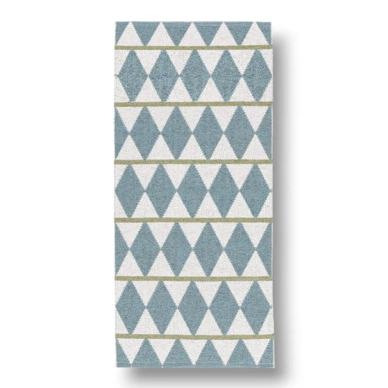 Zigge Bleu Tapis Horreds Mattan