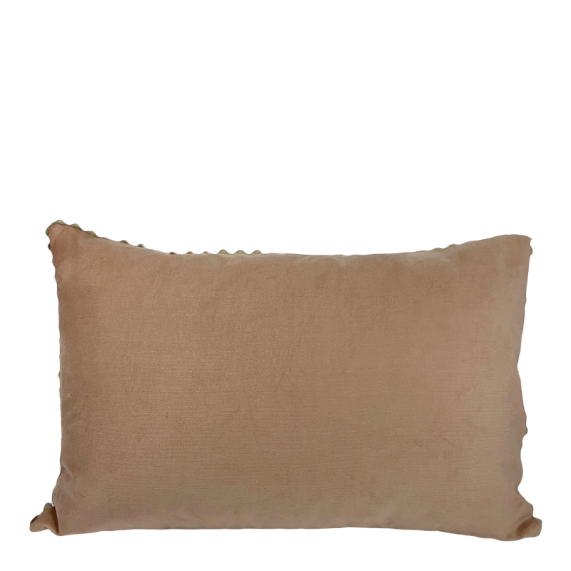Alexandre Turpault Coussin Velin Praline 40 x 60 cm