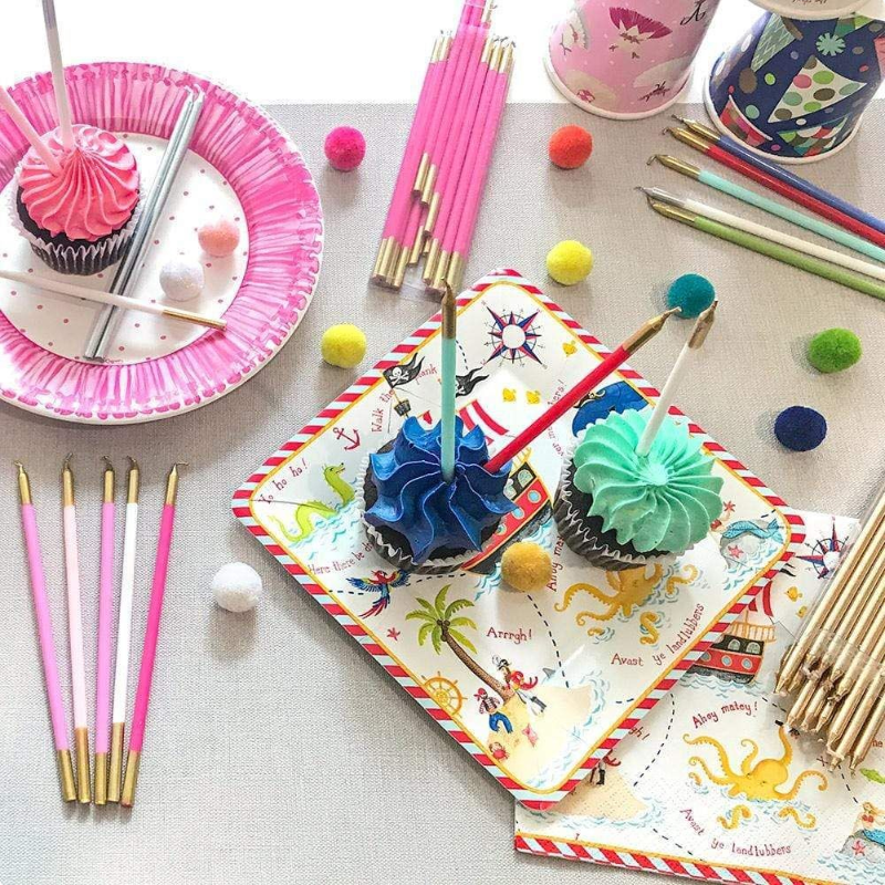 Birthday Candles Bougies d'anniversaire Caspari Royal