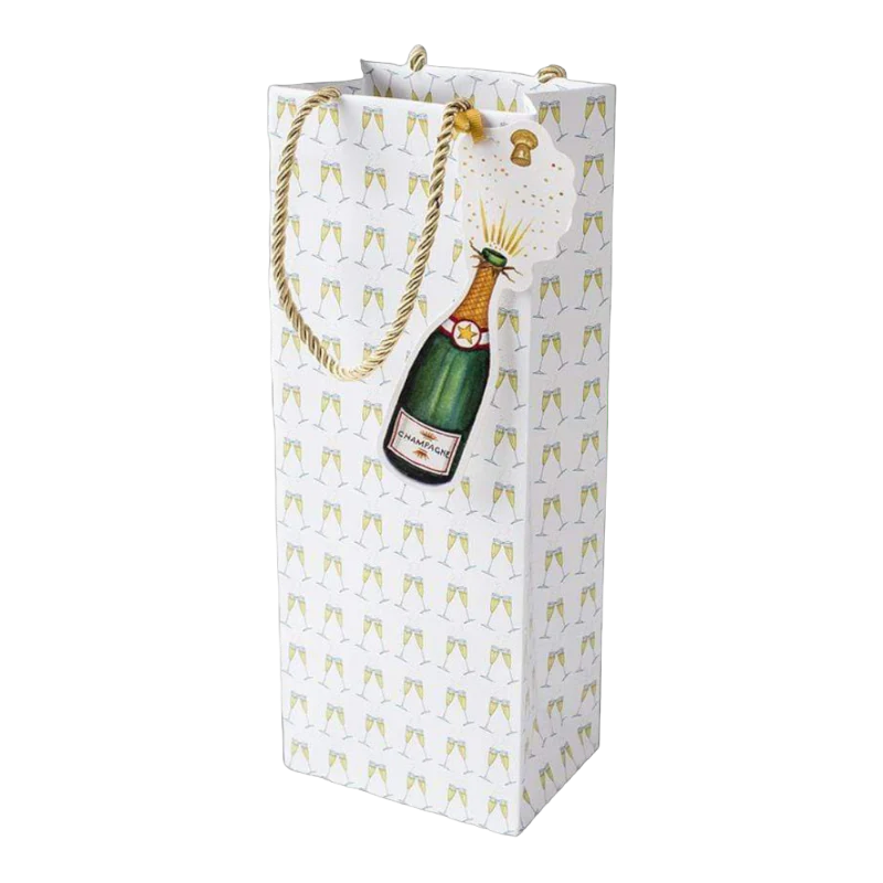 Caspari Sac à bouteilles Bubbly