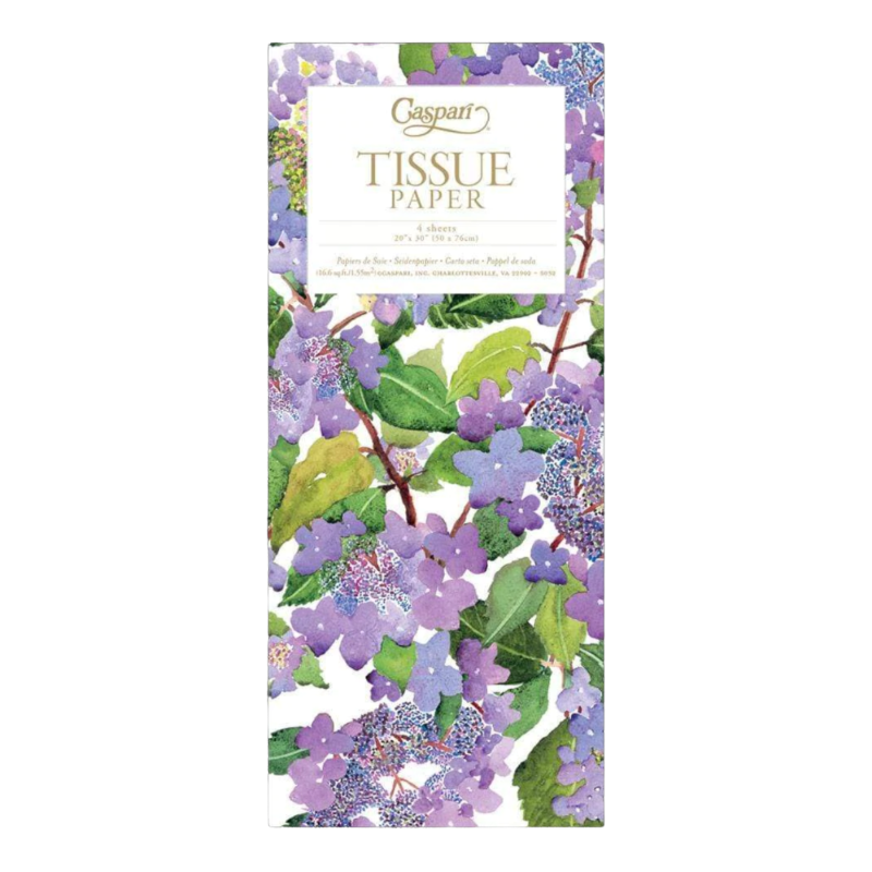 Papier de soie Caspari Hydrangeas