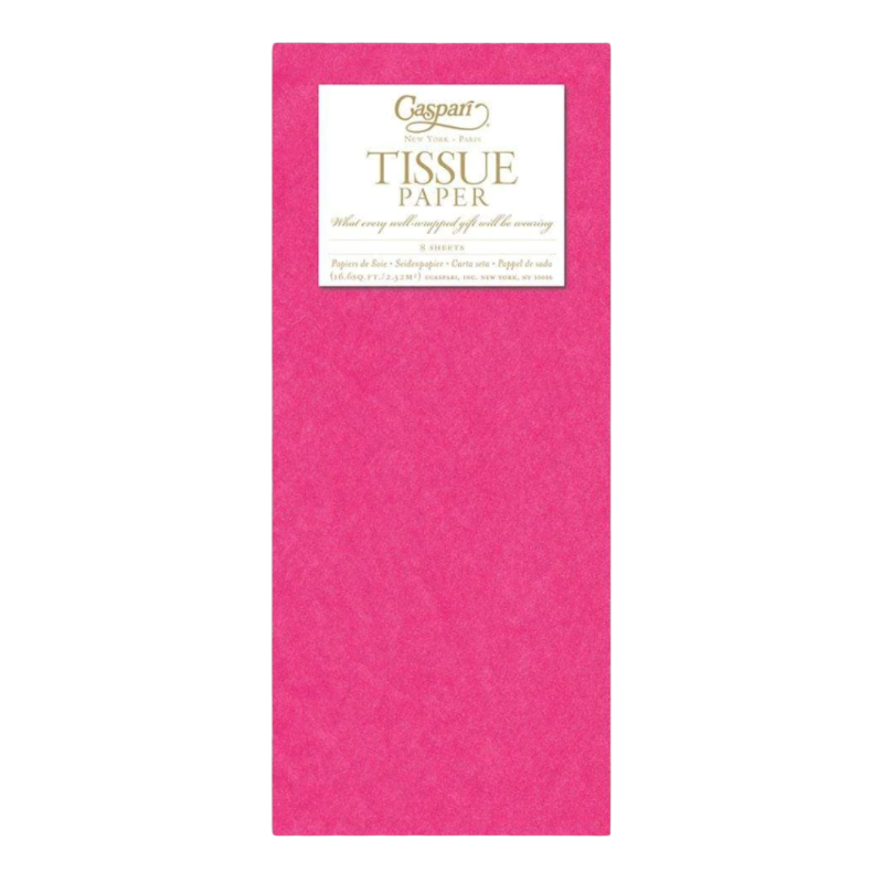 Papier de soie Caspari Fuchsia Uni