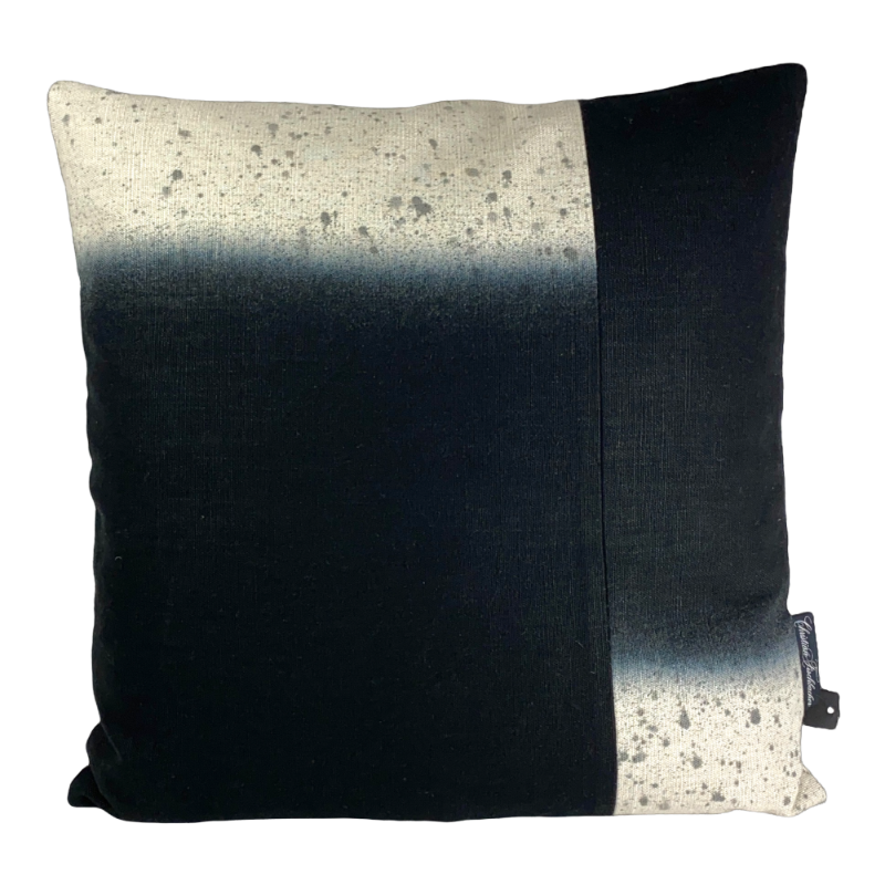 Christian Fischbacher Clash Noir Blanc KIssen