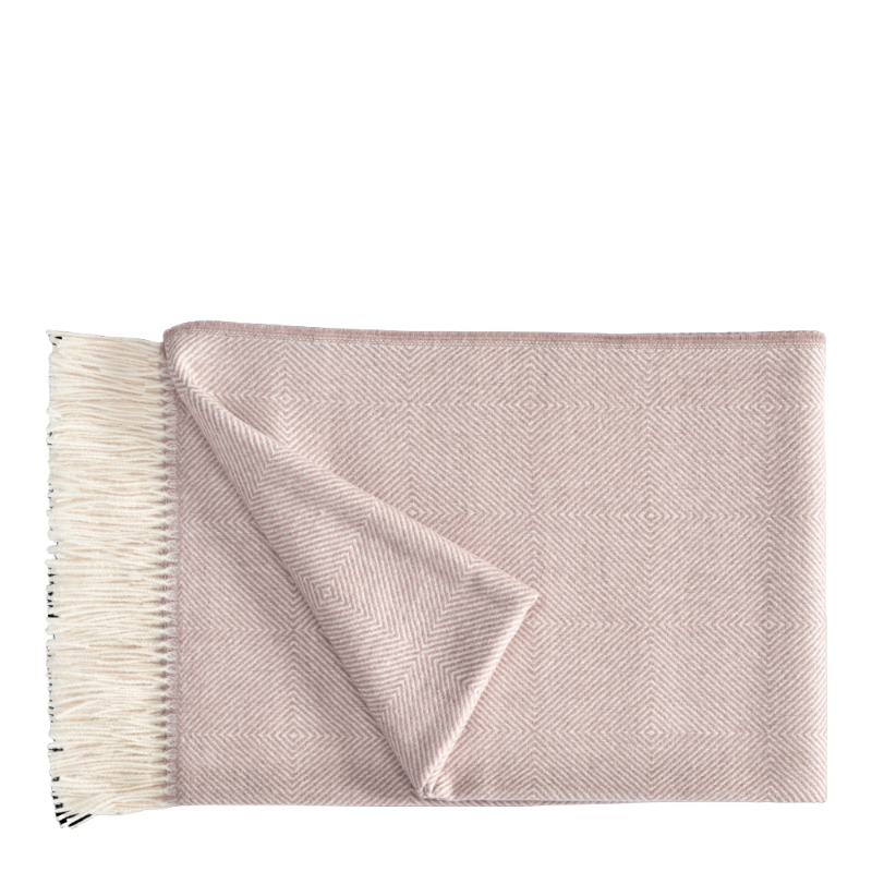 Christian Fischbacher Plaid Noble Rose 130 x 200 cm Couverture Baby Alpaca