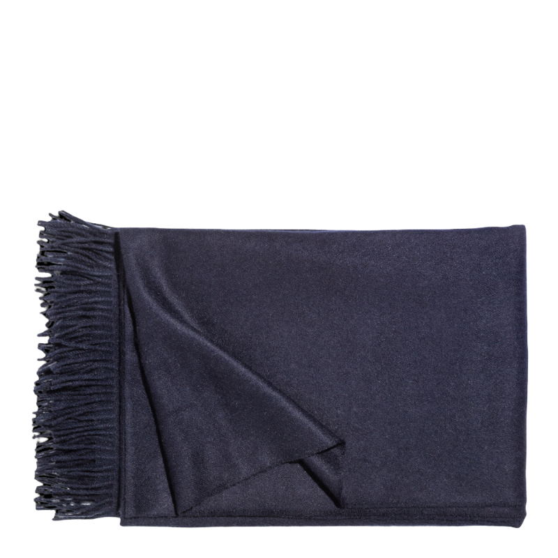 Christian Fischbacher Plaid Puro Bébé Alpaca Navy