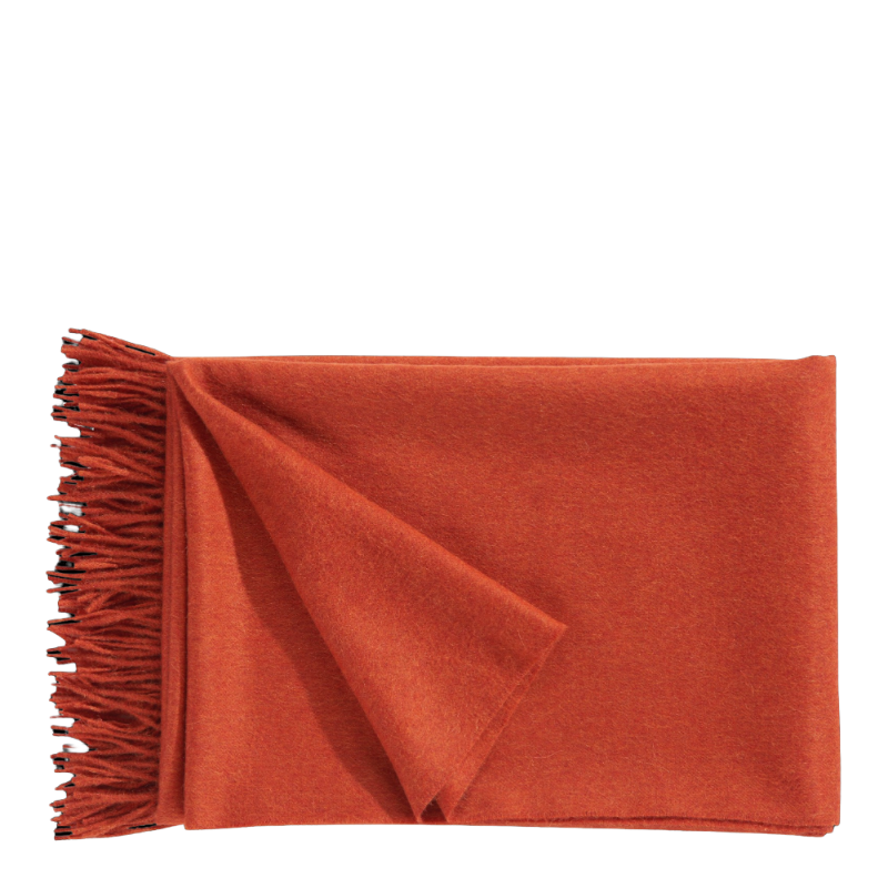 Christian Fischbacher Plaid Puro Bébé Alpaca Coral