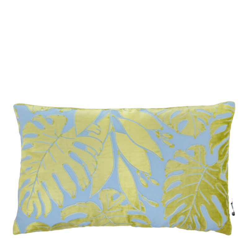 Christian Fischbacher Coussin Selva Bleu clair vert